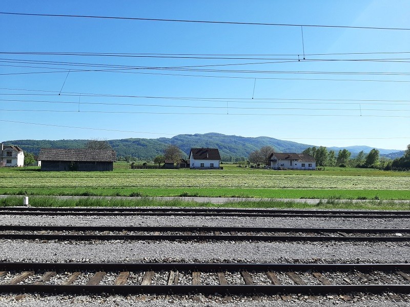 krsko dobova railway slovenia croatia train eurocity ljubljana zagreb