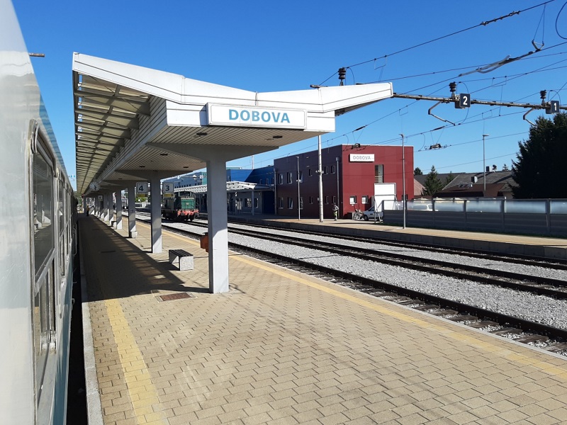 dobova border station railway line train slovenia croatia