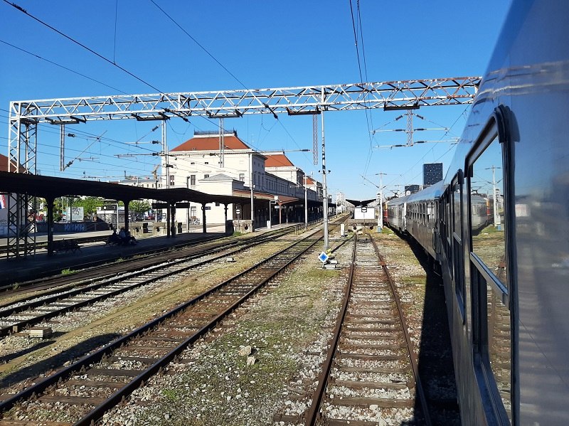 zagreb glavni kolodvor sava eurocity train ljubljana slovenia croatia