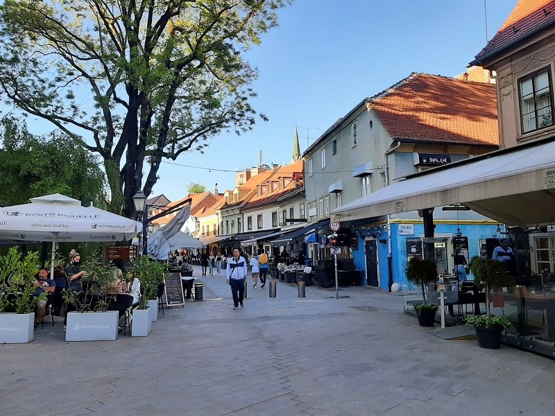 Tkalčića street zagreb croatia