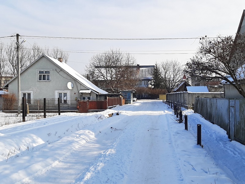 snowy street