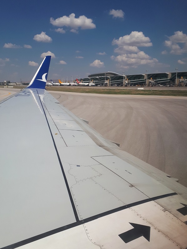 ankara esenboga airport anadolujet turkish airlines