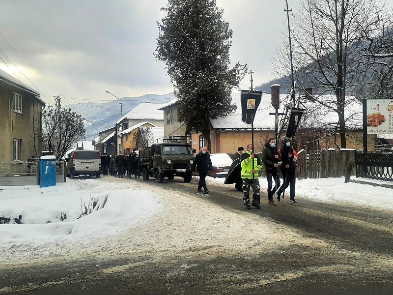 funeral procession ukraine