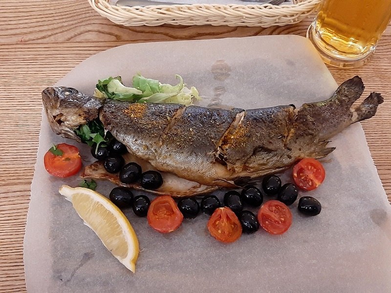 grilled trout