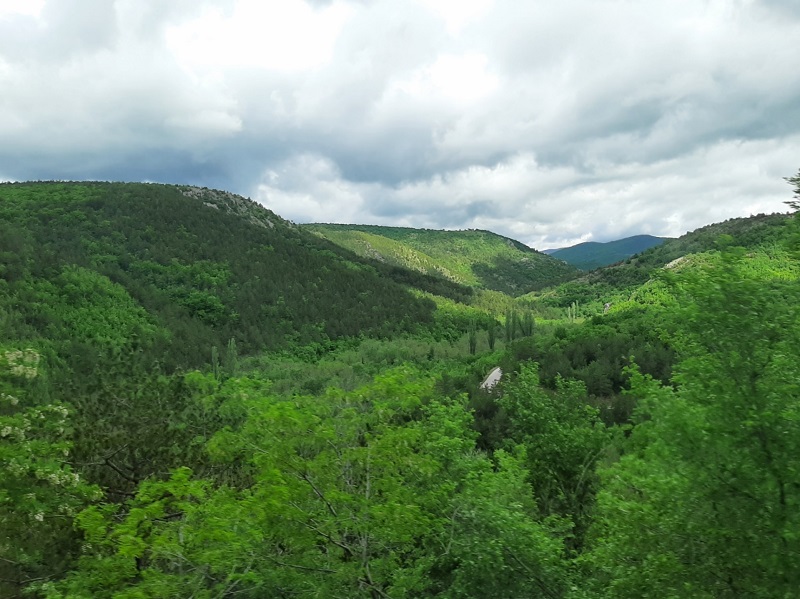 croatia forested hills mountains