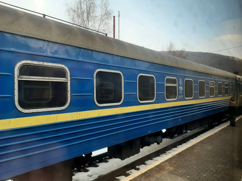 yaremche railway station train ukraine