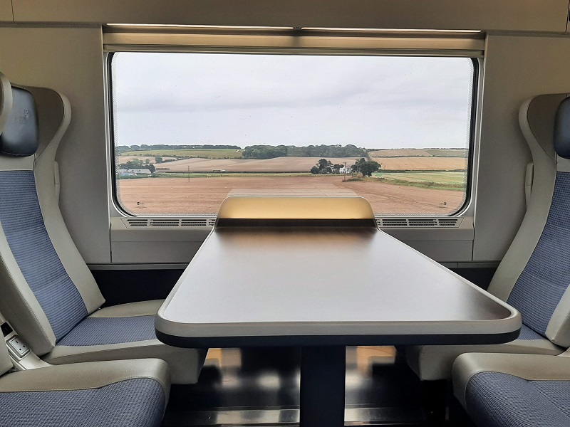 TransPennine Express train seats uk travel