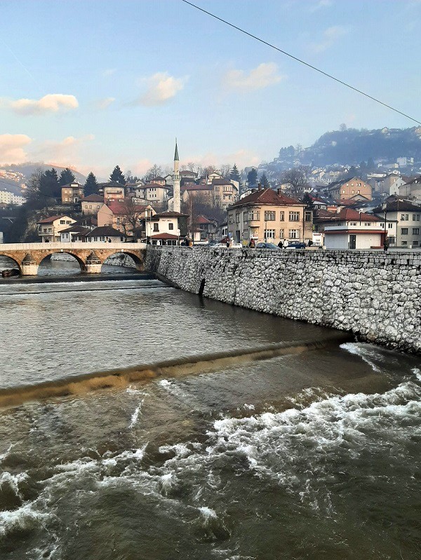 Miljacka river sarajevo