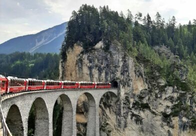 bernina express train tirano chur switzerland scenic railway