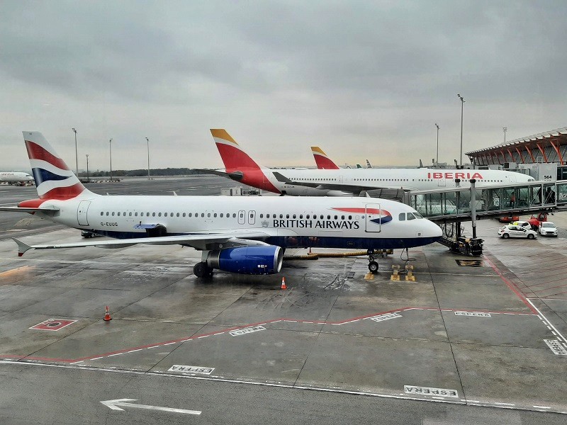 british airways iberia madrid barajas airport