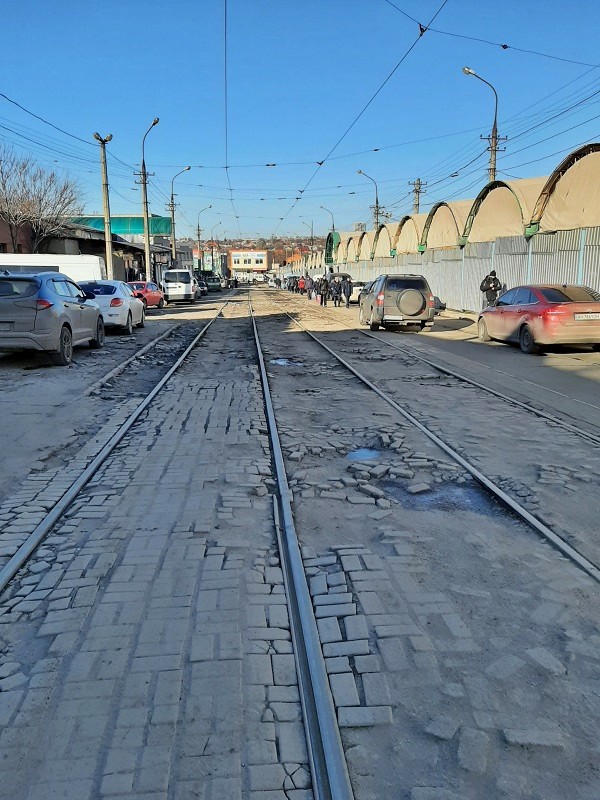 old tram tracks
