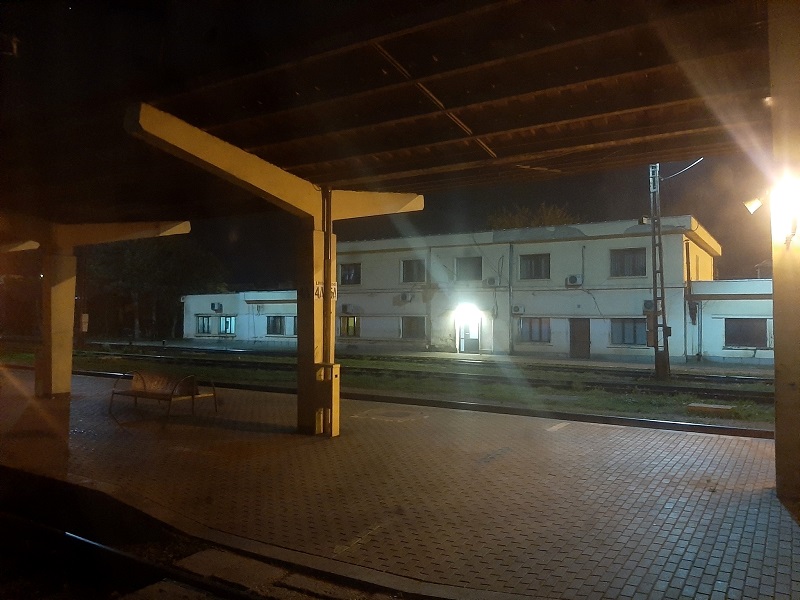 Iași station stop