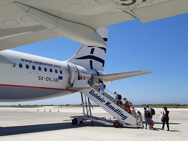 aegean airlines domestic flight greece rhodes athens