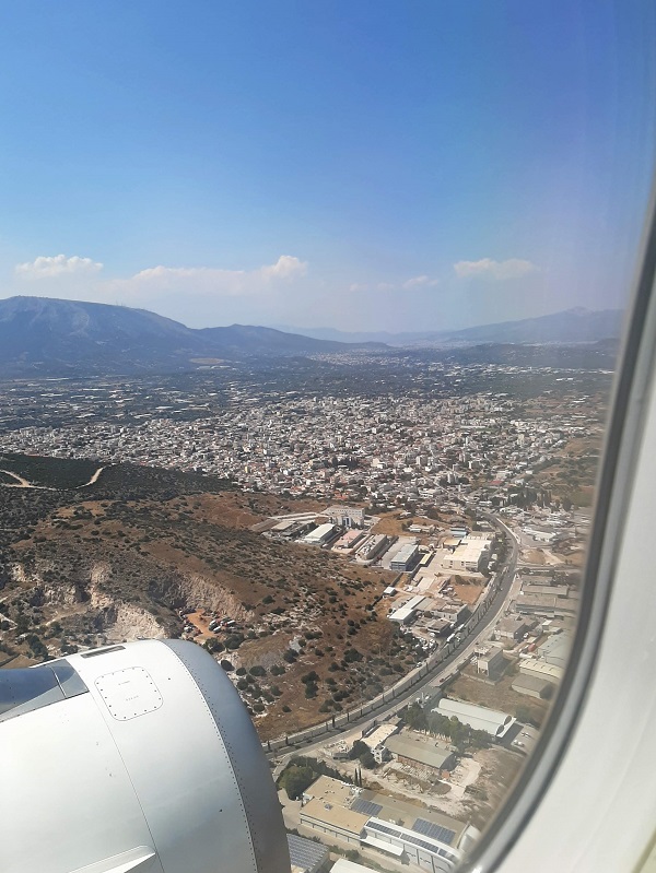 athens final approach greece holiday