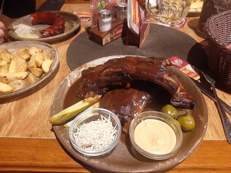 czech beer bar pub spare ribs