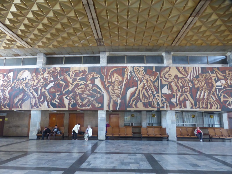 soviet mural chop station ukraine