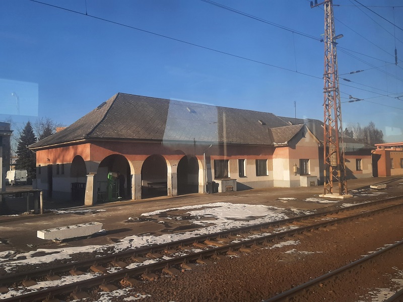 Záhony border station hungary latorca train