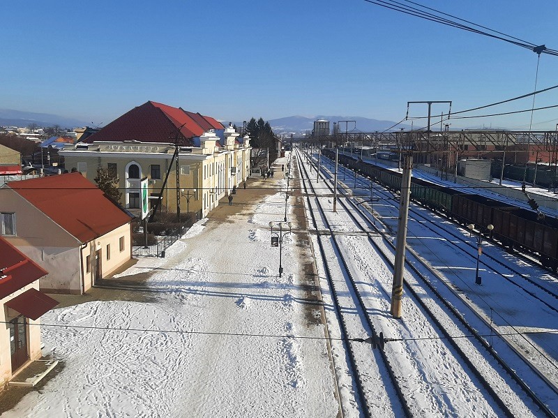 mukachevo train station latorca ukraine