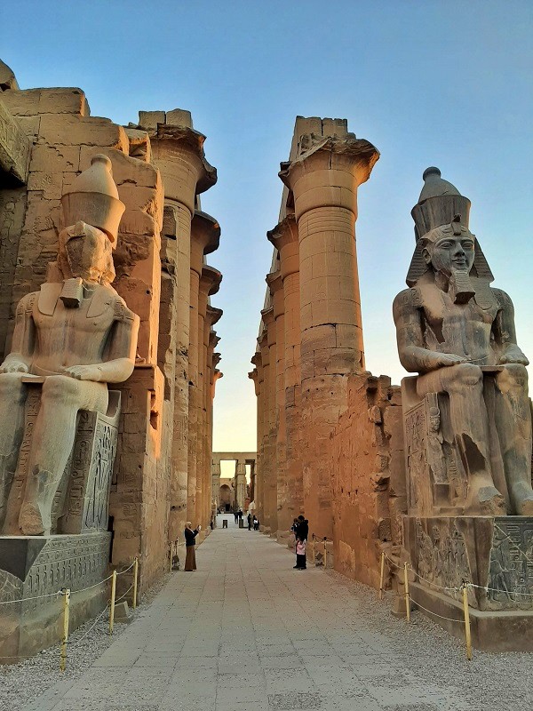 Colonnade of Amenhotep III Luxor Temple