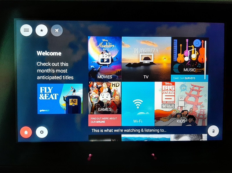 air europa in-flight entertainment system boeing 787