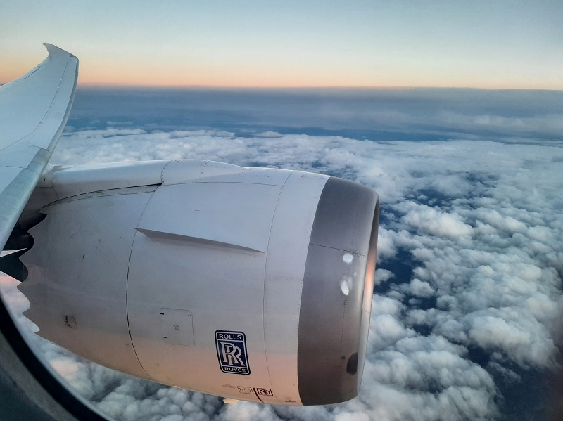window view plane boeing 787