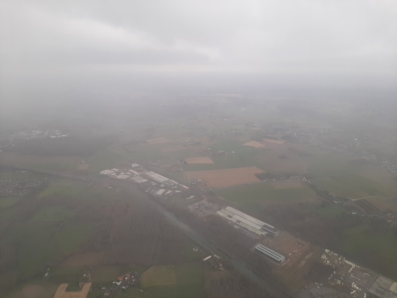 mist belgium brussels landing