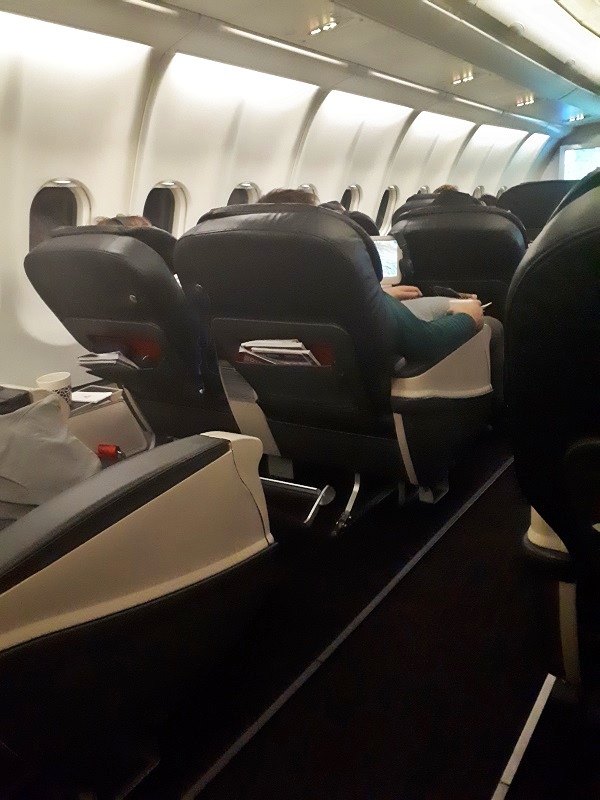 turkish airlines business class recliner seat airbus a330-200