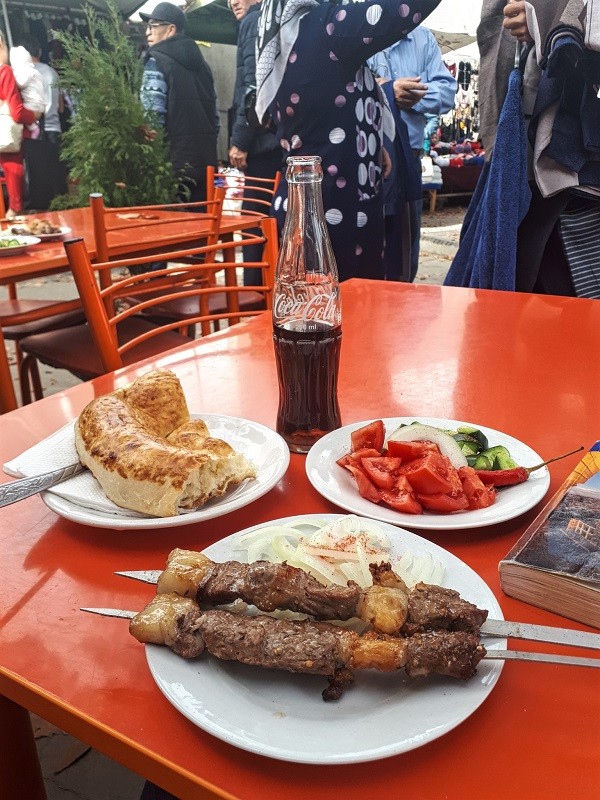 lunch uzbekistan tashkent shashlik 