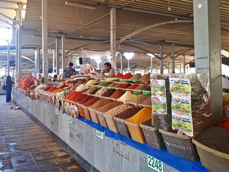 chorsu bazaar spice market
