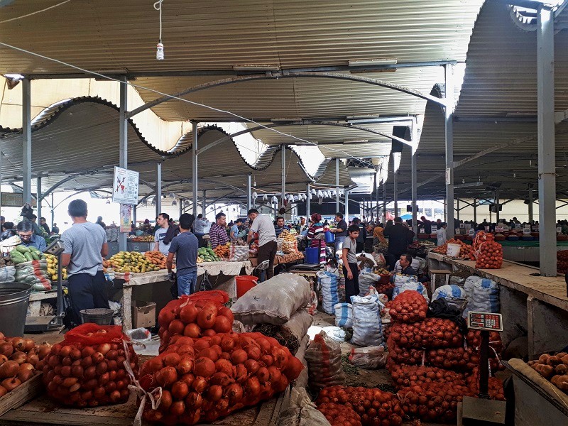 Potato vegetable market