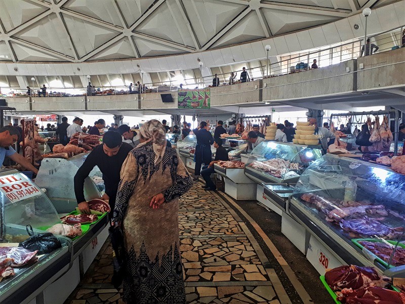 chorsu bazaar tashkent uzbekistan