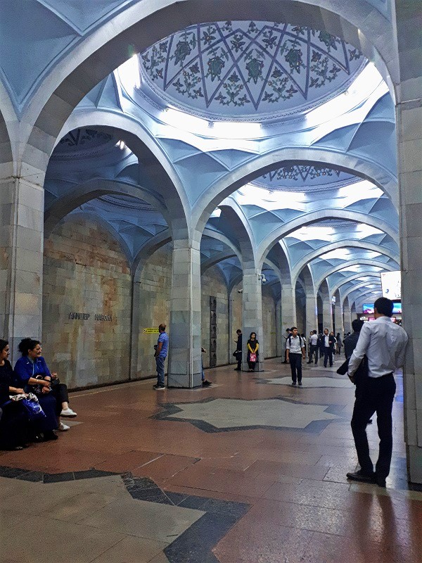 Alisher Navoi metro station tashkent