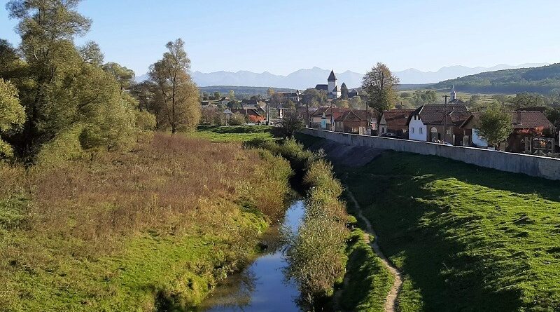 hosman fortified church carpathian mountains