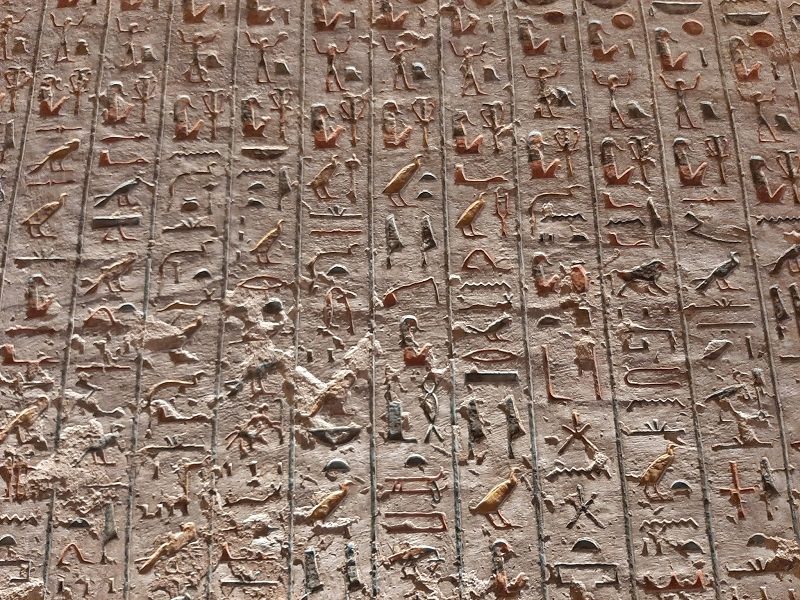 spells hymns hieroglyphs luxor