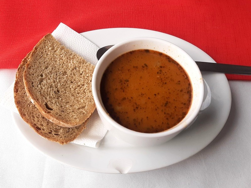 goulash soup czech dining car