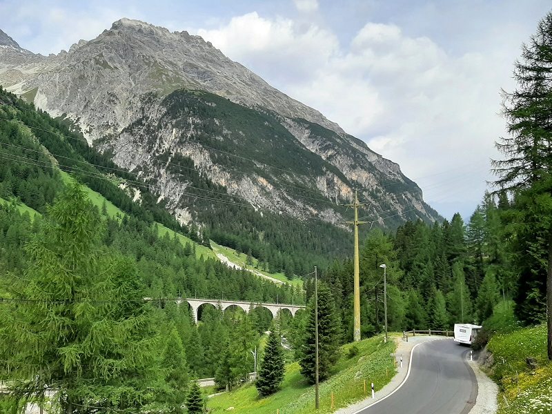 albula railway line viaduct