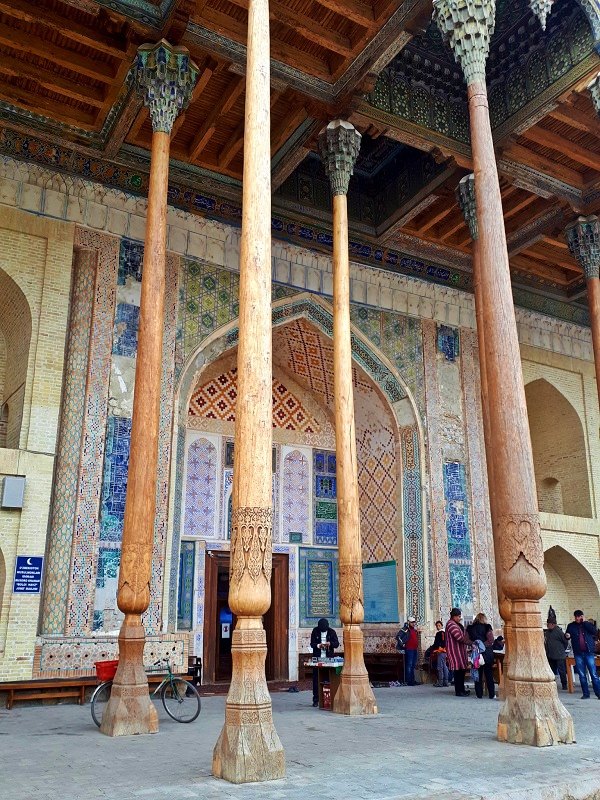 bolo hauz mosque bukhara
