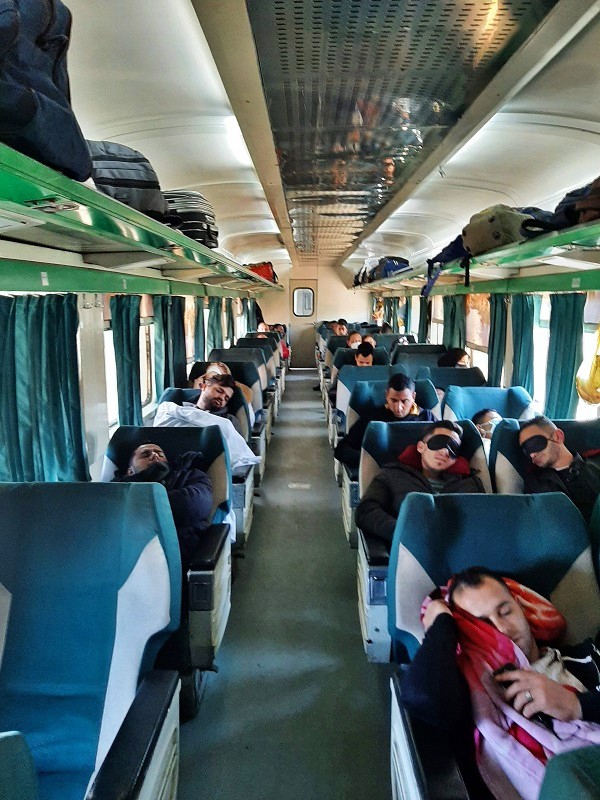 Review Daytime Train Luxor to Cairo Egypt Paliparan