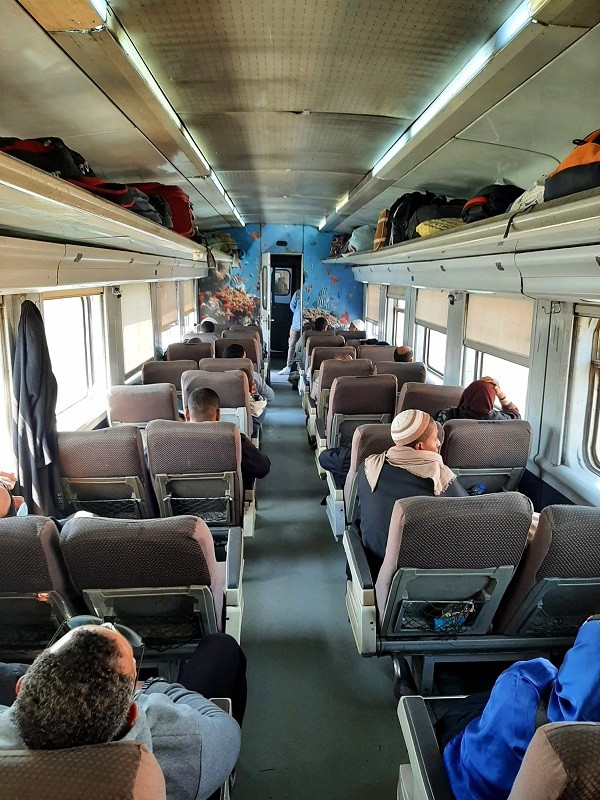 Review Daytime Train Luxor to Cairo Egypt Paliparan