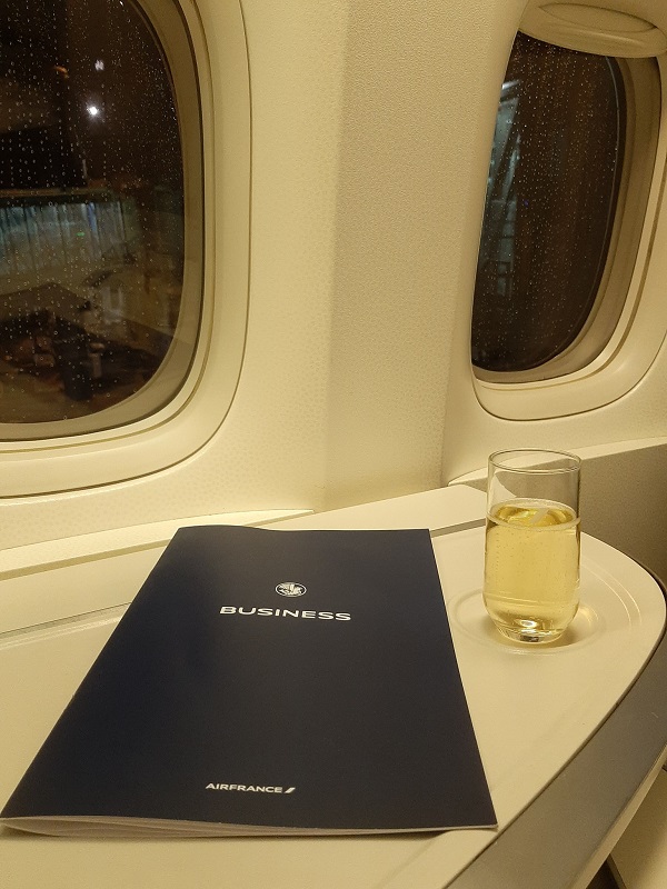 air france business class menu