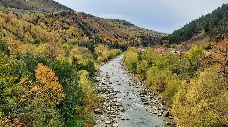 Trotuș River Romania Carpathians autumn travel destinations