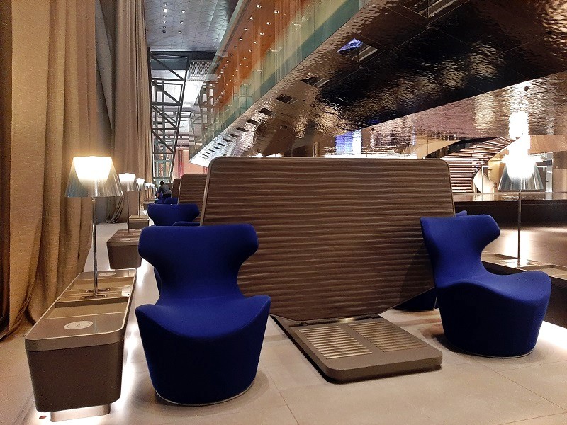 seats qatar airways al mourjan business lounge