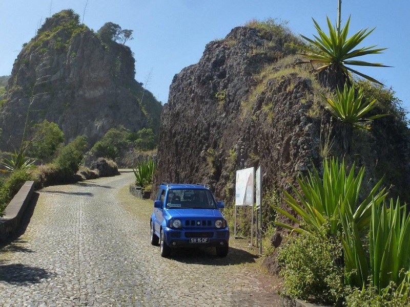 Santo Antão island mountain road