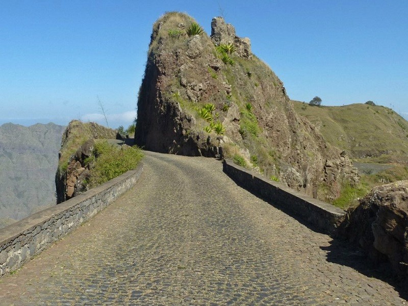 Santo Antão paradise island Cape Verde mountain road scenery