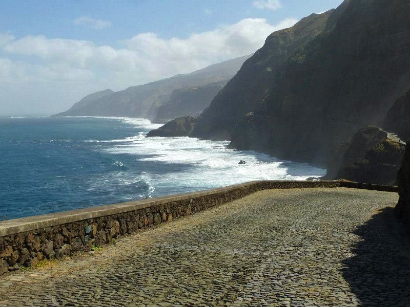 Santo Antão coastal road Cape Verde