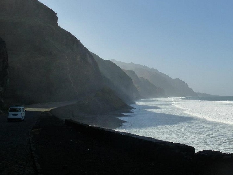 nothern coastline Santo Antão