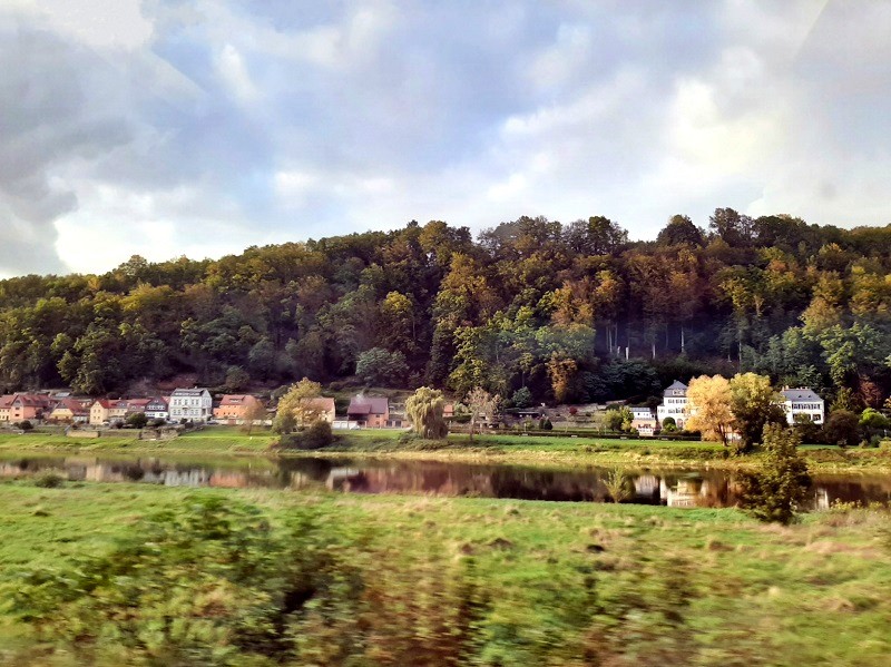 landscape saxony elbe