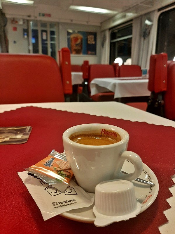 dining car coffee espresso