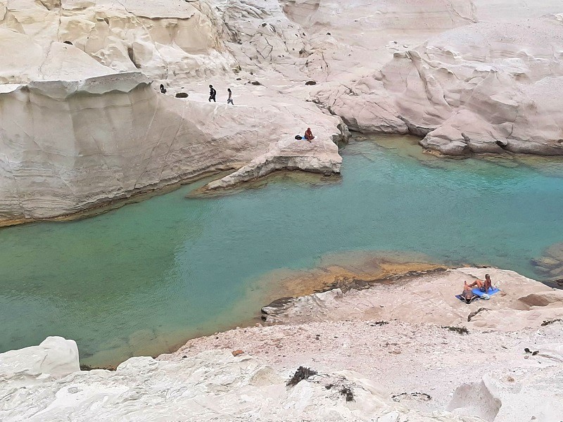 sarakaniko beach milos cyclades greek island escape