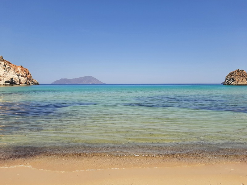 Plathiena beach milos cyclades